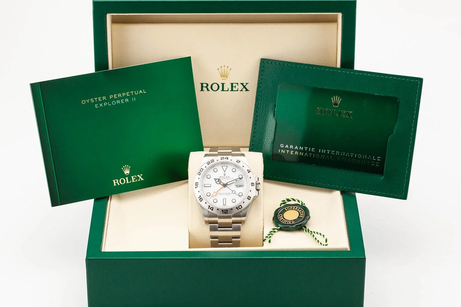 Rolex Explorer II Polar White 42mm 226570 — Watch Exchange Co.